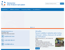 Tablet Screenshot of mndk.cz